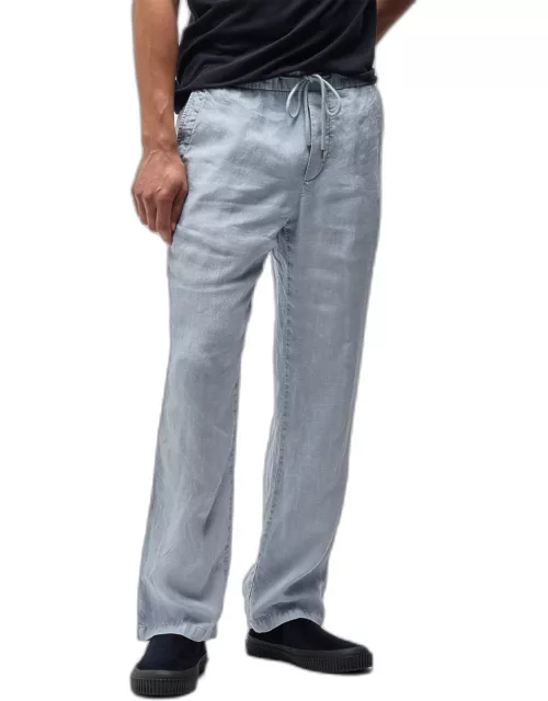 Relaxed Linen Pant - Open Sky Pigment