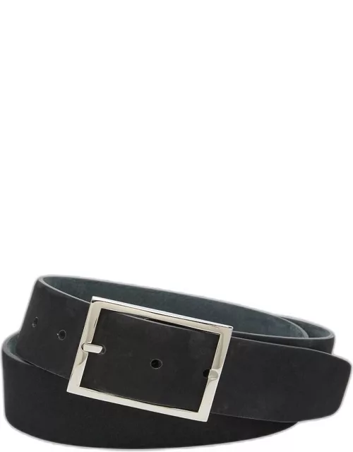 Reversible Nubuck Suede Belt