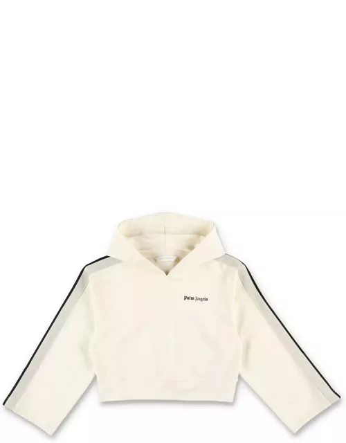 Palm Angels Cropped Track Hoodie