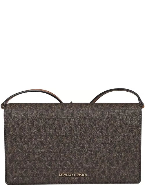 Michael Kors Medium Jet Set Flap Cross Body Bag