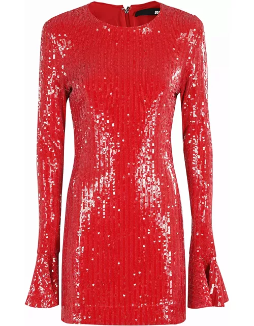 Rotate by Birger Christensen Sequins Ls Mini Dres