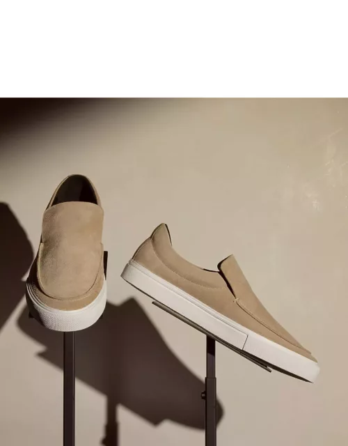 Men's Coastal Suede Slip On - Linen