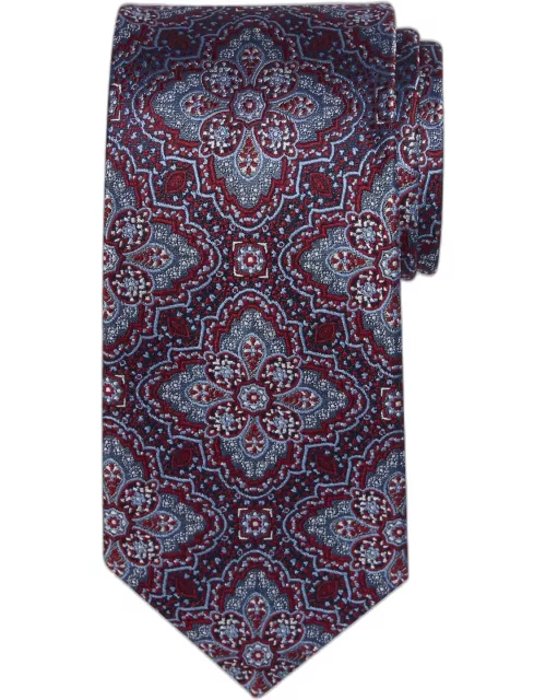 JoS. A. Bank Men's Reserve Collection Medallion Tie, Red, One