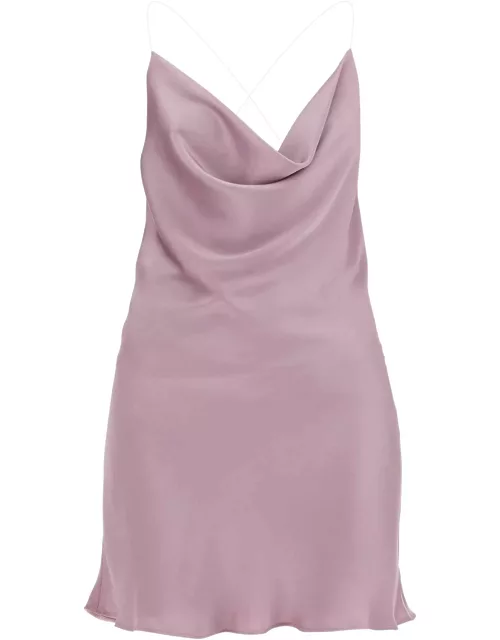 Y/Project Mini Satin Slip Dress With Spaghetti Strap