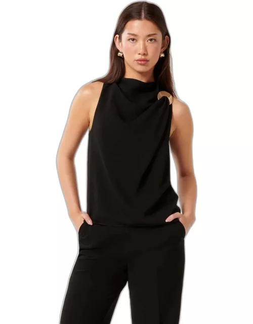 Forever New Women's Dawn Hardware Tank Top in Black