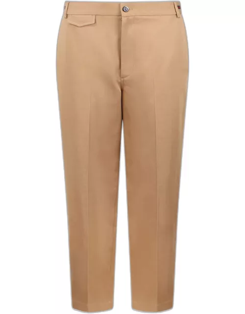 Gucci Web Detail Cotton Trouser