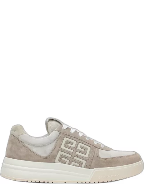 Beige/white suede G4 Sneaker