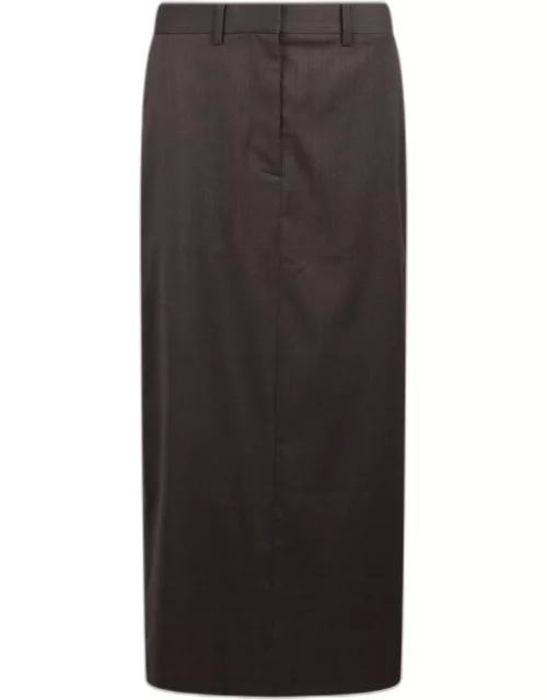 Helmut Lang Zip-detailed Maxi Skirt