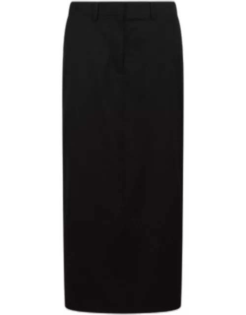 Helmut Lang Zip Maxi Skirt