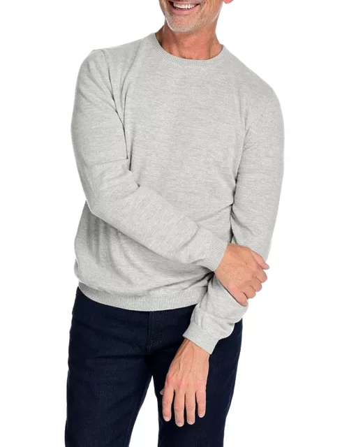 Men's Paxton Wool-Cashmere Crewneck Sweater