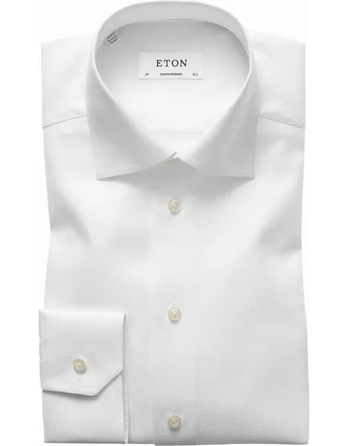 Contemporary-Fit Cavalry Twill Dress Shirt