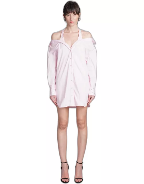 Giuseppe di Morabito Dress In Rose-pink Cotton