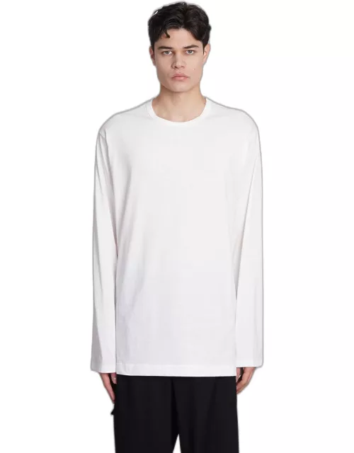 Yohji Yamamoto T-shirt In White Cotton