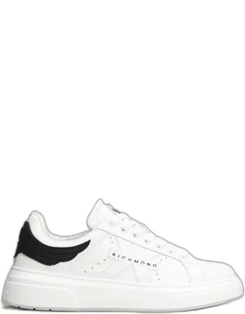 John Richmond Sneakers In White Leather