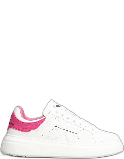 John Richmond Sneakers In White Leather