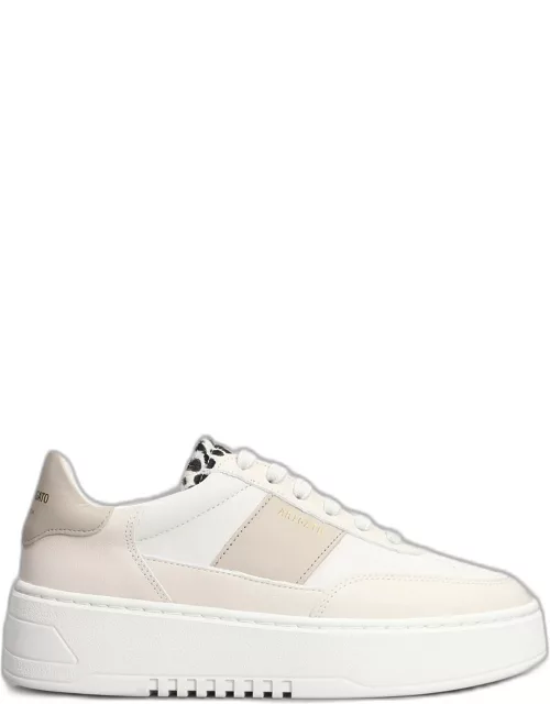 Axel Arigato Orbit Vintage Sneakers In Beige Leather