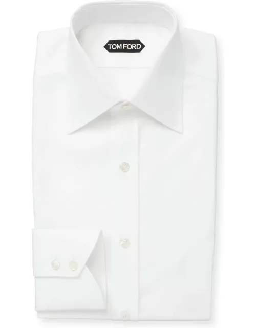 Men's Classic-Collar Poplin Dress Shirt