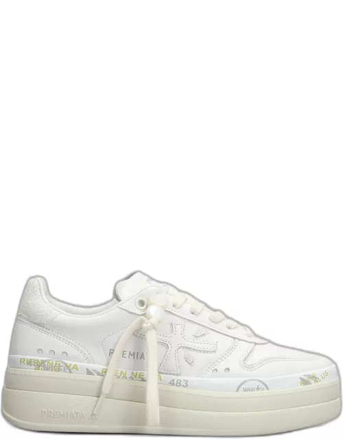 Premiata Micol Sneakers In White Leather