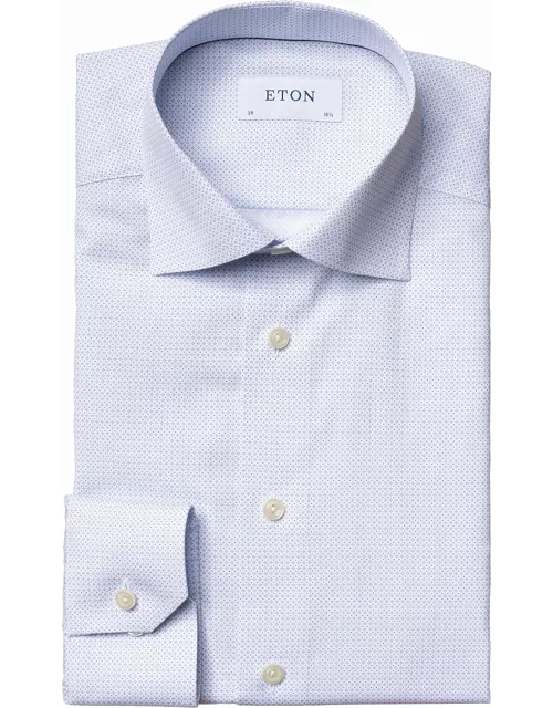 Men's Contemporary-Fit Micro-Print Dress Shirt