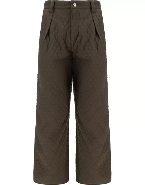 Burberry Army Green Nylon Pant