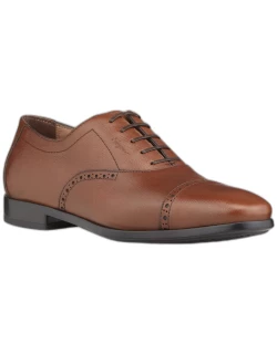 Men's Riley Saddle Pebbled Leather Oxford Shoe