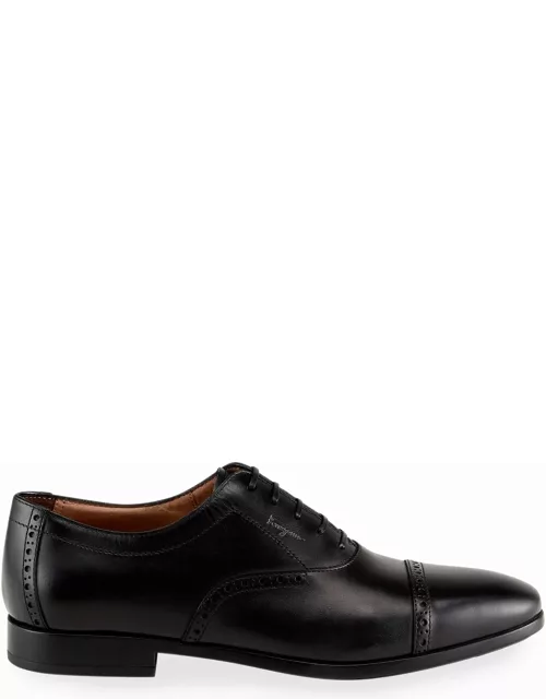 Men's Saddle Leather Oxford Shoe