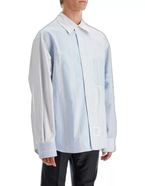 Shirt THOM BROWNE Men color Sky Blue