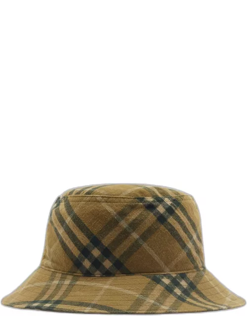 Twill Check-Print Bucket Hat