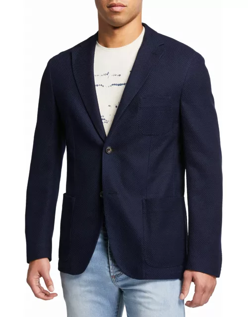 Men's Cotton Sweater Jacket