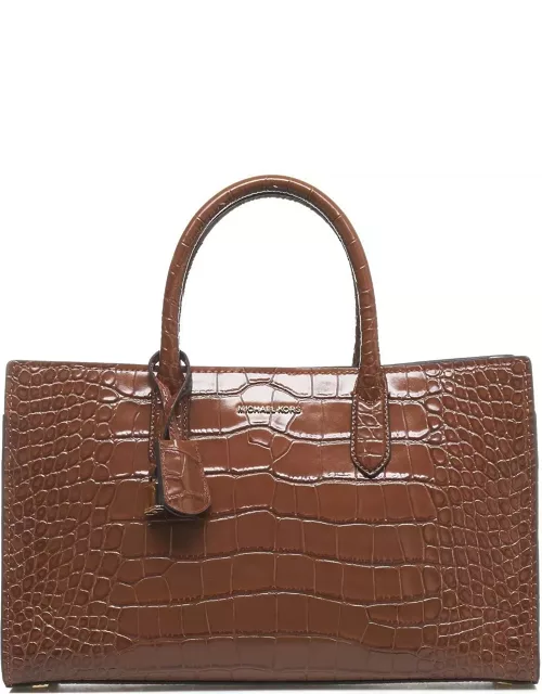 Michael Kors Scarlett Medium Embossed Satchel Bag