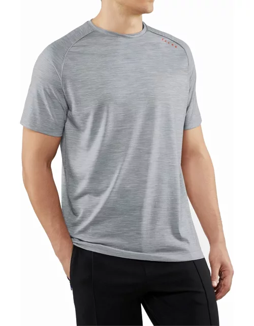 Men's Logo-Print Wool Jersey T-Shirt