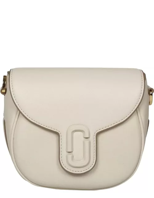 Marc Jacobs Marc Jacob The Small Saddle Bag In White Leather