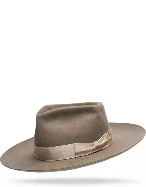 Men's Moushie Beaver Felt Fedora Hat
