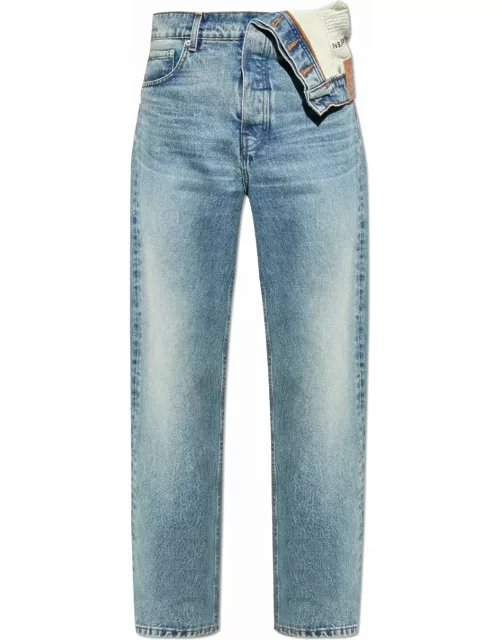 Y/Project Asymmetric-waist Straight Leg Jean