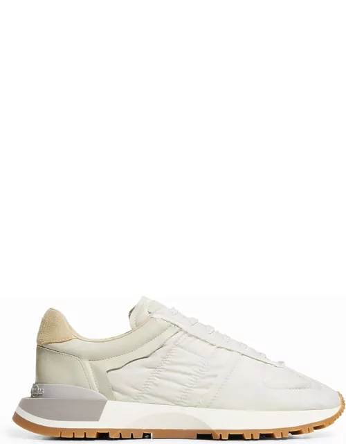 Men's Evolution Quilted Mix-Leather Runner Sneaker