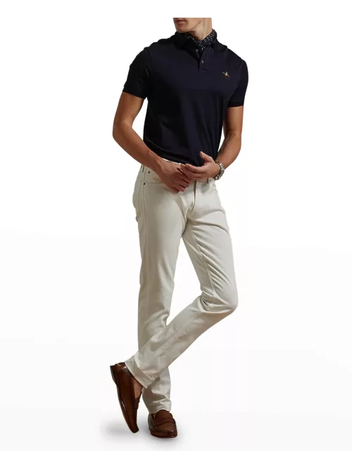 Men's Custom Slim Fit Pique Polo Shirt