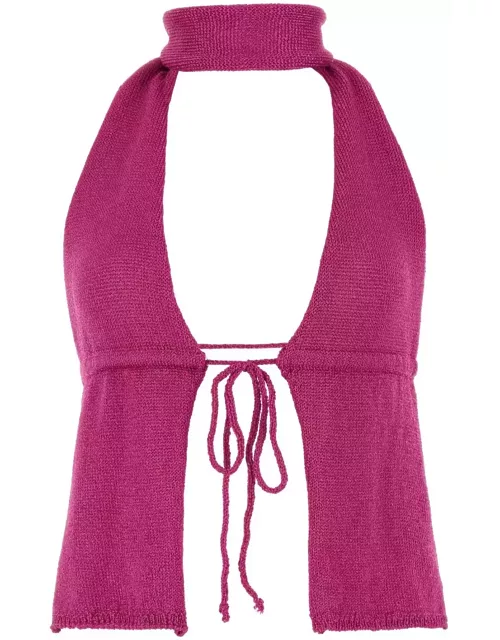 Gimaguas Fuchsia Nylon Brillo Top