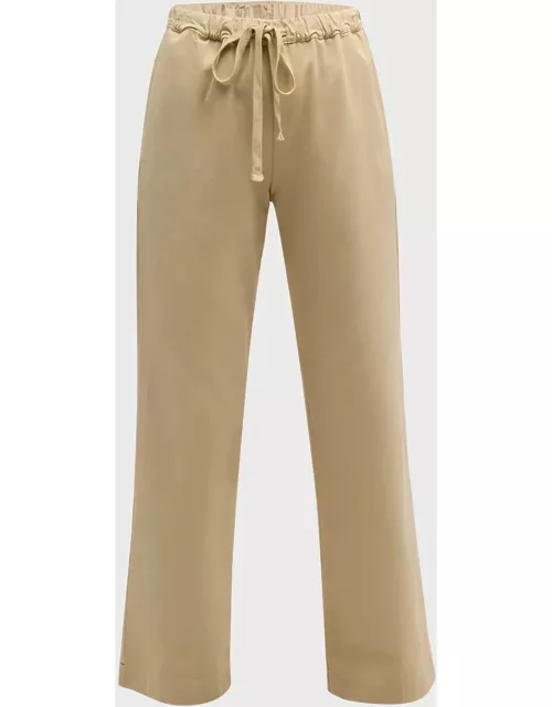 Dash Straight-Leg Cotton Twill Pant