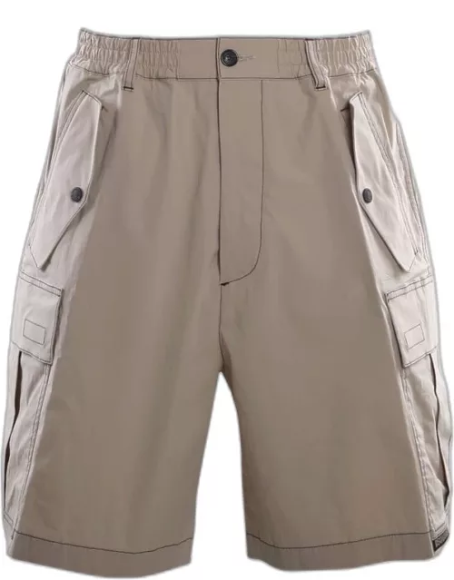 Dsquared2 Cargo Shorts With Wide Leg In Cotton