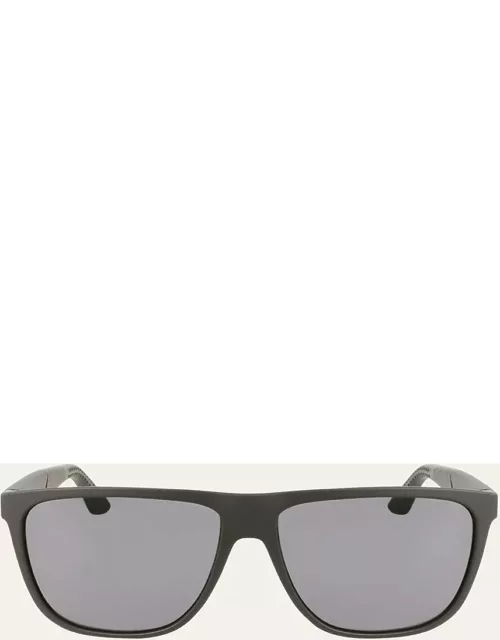 Men's Gancini Flat-Top Navigator Sunglasse