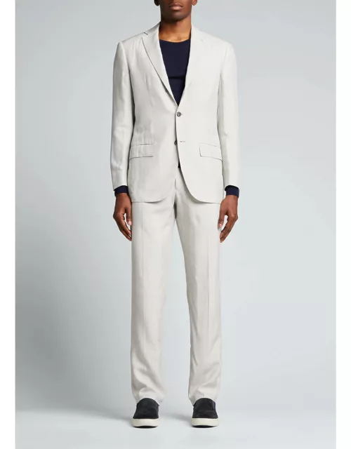 Men's Lyocell-Blend Solid Suit