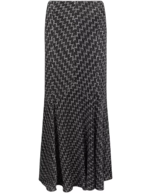 Missoni Zigzag Lamé Flared Maxi Skirt