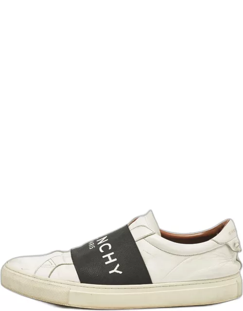 Givenchy White Leather Urban Street Slip On Sneaker