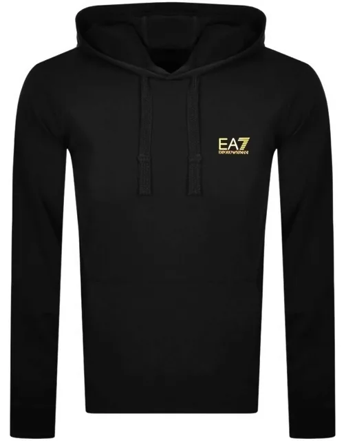 EA7 Emporio Armani Logo Hoodie Black