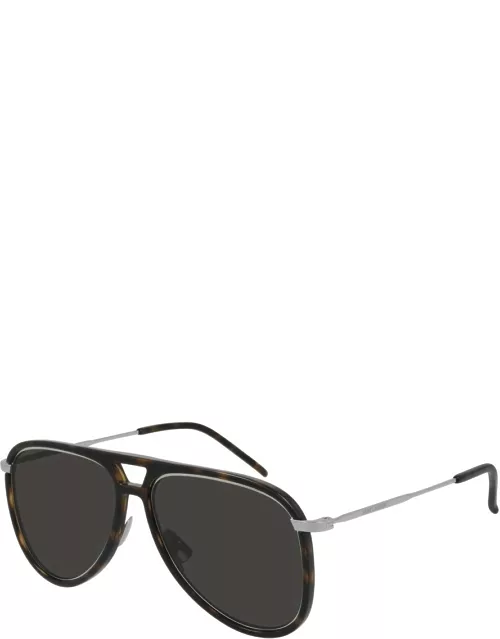 Saint Laurent Classic 11 Sunglasses Brown