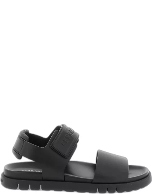 Sandals FERRAGAMO Men color Black