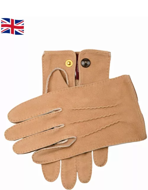 Dents Men'S Unlined Buckskin Leather Gloves In Came