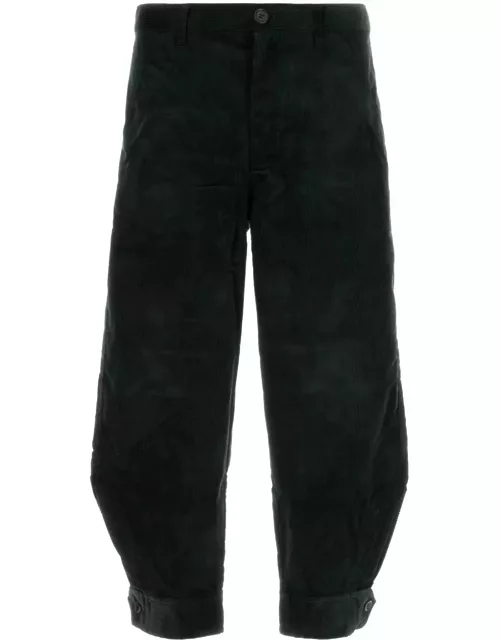 Comme des Garçons Shirt Black Corduroy Pant