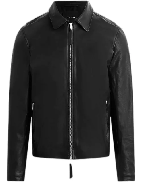 Men's Leather Moto Jacket