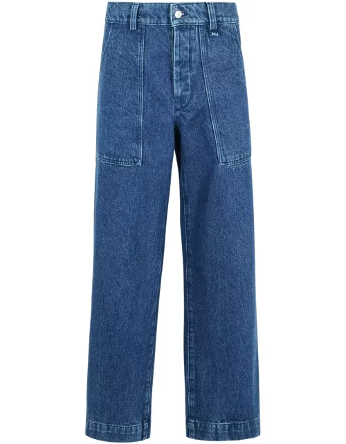 Maison Kitsuné workwear Blue Denim Jean